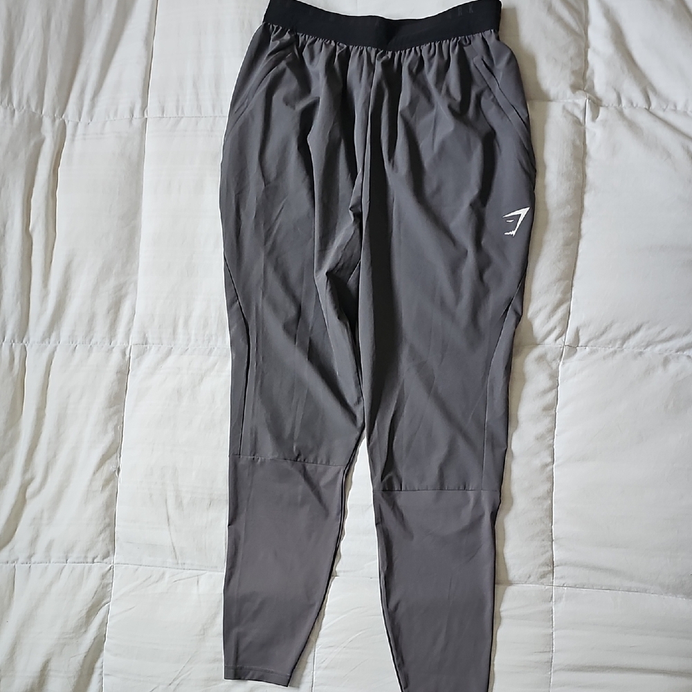 Gymshark Black and Gray Joggers